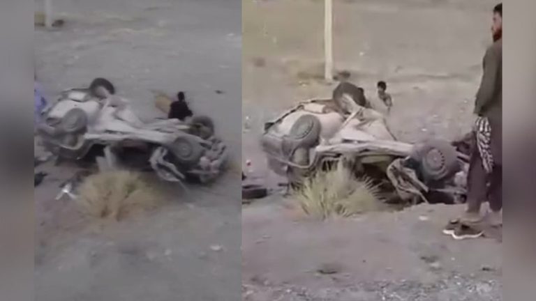 واژگونی موتر حامل مهاجران افغان در ایران؛ ۱۴ تن زخمی شدند